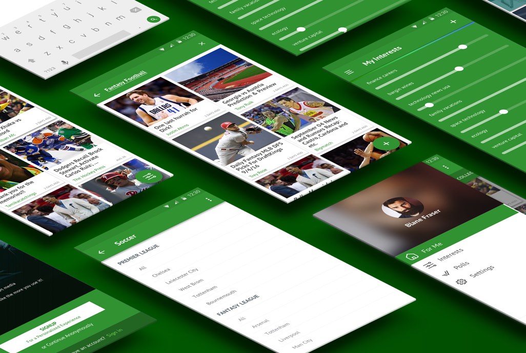 Sportsblog iOS and Android Apps